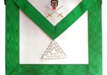 Masonic Scottish Rite apron - AASR - 15th degree1