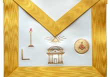 Masonic Scottish Rite apron - AASR - 16th degree
