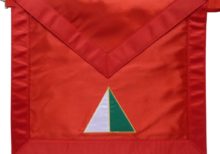 Masonic Scottish Rite apron - AASR - 26th degree