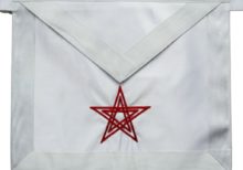 Masonic Scottish Rite apron - AASR - 28th degree