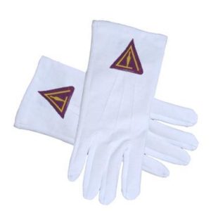 ROYAL SELECT - YORK RITE TROWEL Masonic Gloves