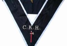 Masonic Officer's collar - ASSR - 30th degree - CKH - Chevalier Grand Introducteur