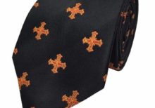 Superior Quality Masonic Red Cross of Constantine Tie