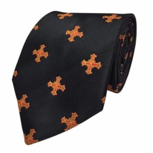 Superior Quality Masonic Red Cross of Constantine Tie