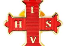 Red Cross Of Constantine Freemason Masonic Lapel Pin