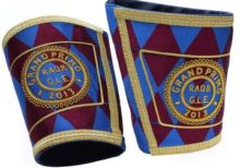 Masonic Gauntlets Cuffs - Embroidered