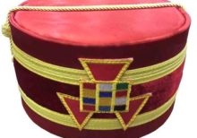 Royal Arch Past High Priest PHP Emblem Cap Red