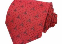 Masonic Royal Arch Red Tie new design Triple Taus Features Royal Arch Red Masonic Tie A Tie with the royal arch machine embroided logo Width