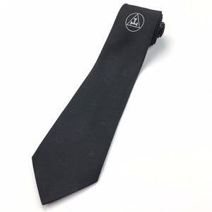 Masonic Royal arch 100% Silk Woven Tie with royal arch logo Black