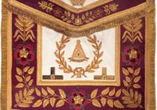 Order of Athelstan Grand Master MWGM Apron