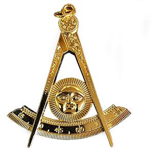 Masonic Gold Collar Jewel - Past Master