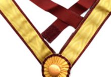 Order Of The Secret Monitor - Grand - Past Rang Collarette with Rosette