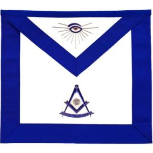 Masonic Blue Lodge Past Master Apron