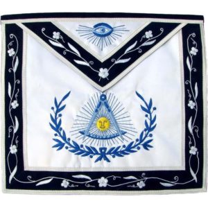 Masonic Blue Lodge Past Master Apron