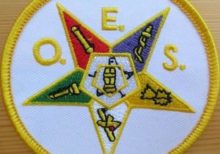 Masonic Embroidery Patch Order of Eastern Star