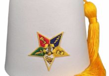 Order of the Eastern Star OES White Fez
