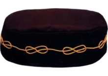 Master Mason Black Hat with Braid