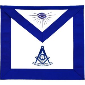 Masonic Blue Lodge Past Master Apron