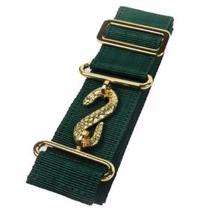 Masonic Belt Extender Green