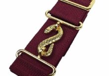 Masonic Belt Extender Maroon