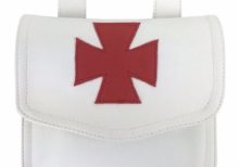 Knight Templar Alms Bag White