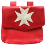 Knights Malta Alms Bag Red