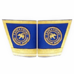 Masonic Gauntlets Cuffs - Embroidered With Fringe