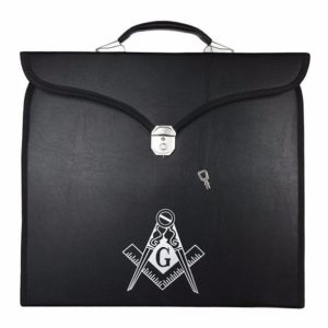 Masonic Regalia MM/WM Square Compass G Case II [Multiple Colors]