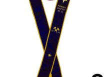 Worthy Matron - Hand Embroidered OES Purple Velvet Sashes