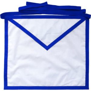 Masonic Blue Lodge Member Apron White Cotton Duck Cloth