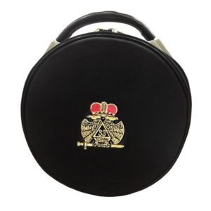 Masonic Scottish Rite Double-Eagle 33 Degrees Hat/Cap Case