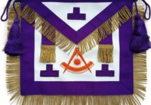 Masonic Past Master Apron Puerto Rico Hand Embroidered