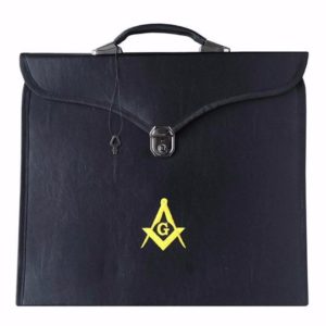 Masonic MM/WM and Provincial Full Dress Yellow Square Compass Cases II