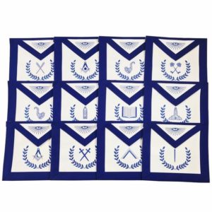 Masonic Blue Lodge Machine Embroidered Aprons