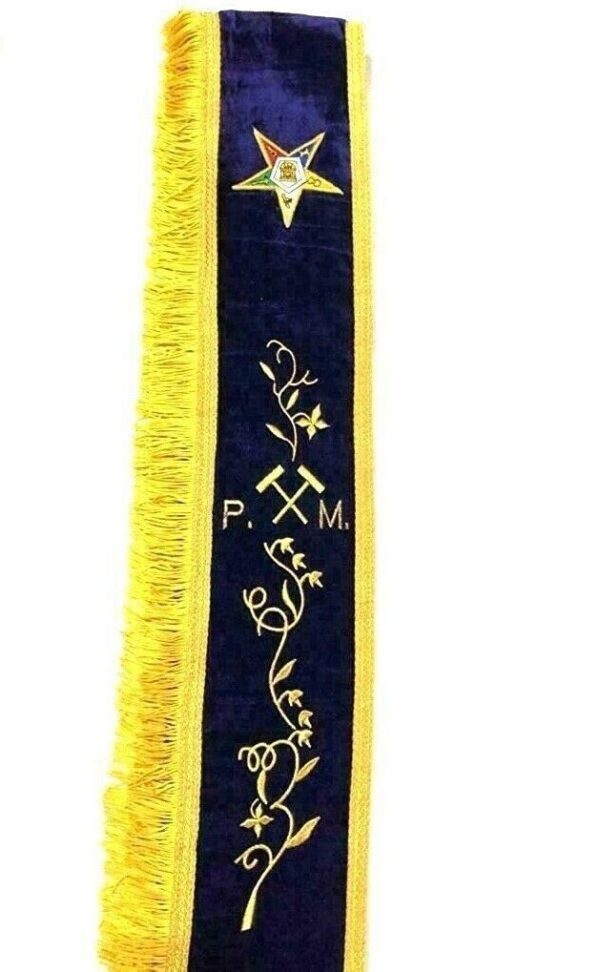 OES Associate Matron Sash, OES PM SASH - Masonic Regalia OES Sash