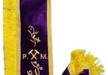 Masonic OES Order of Eastern Star PM Associate Matron Sash, OES Sashes