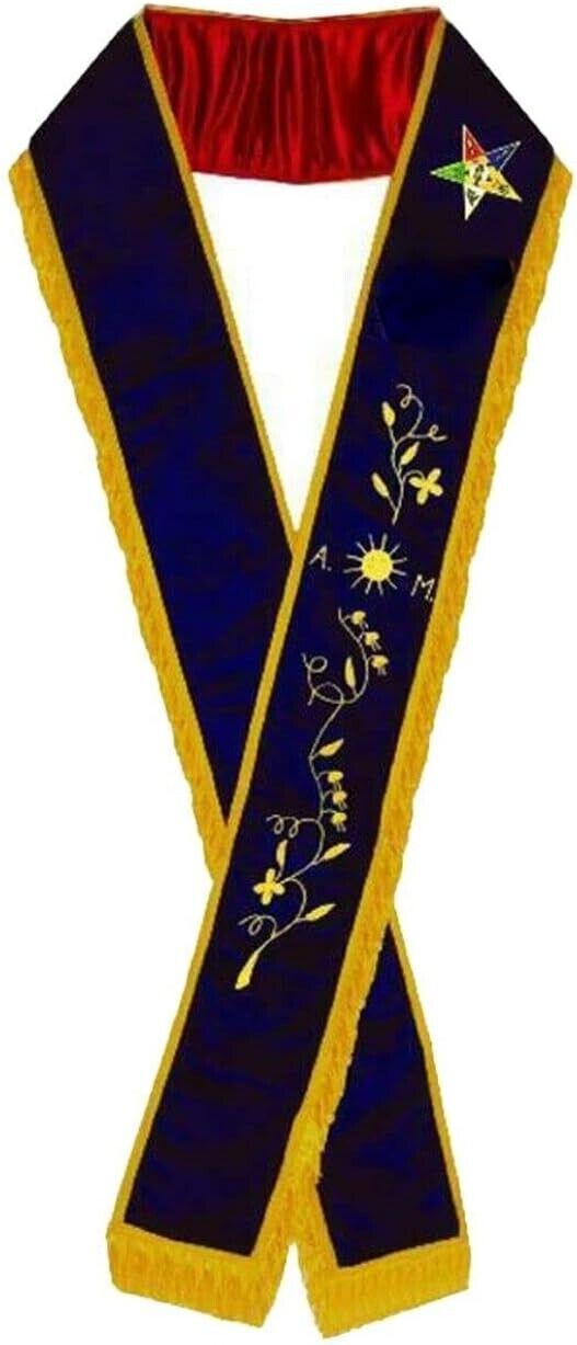 Masonic OES Order of Eastern Star AM Associate Matron Sash